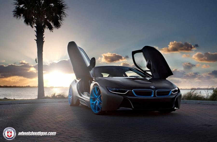  BMW i8 on HRE Wheels 2014 года  (фото 6 из 12)